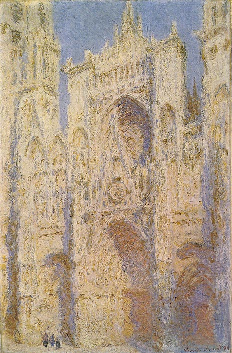 Rouen Cathedral, West Facade, Sunlight, 1894