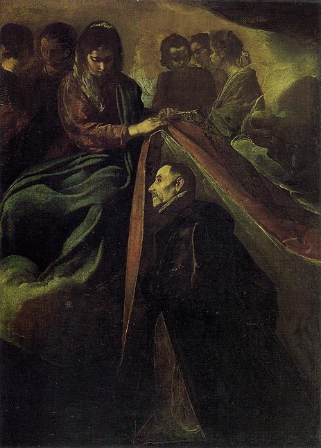 St. Idelfonso Receiving Chasuble from the Virgin, c.1620