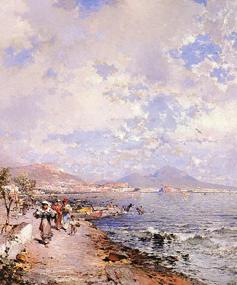 The Bay of Naples, undated