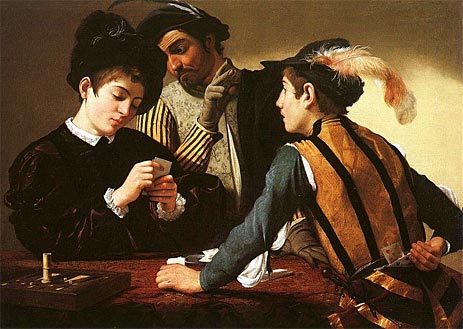 The Cardsharps (I Bari), c.1594/95