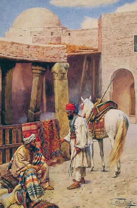 The Carpet Seller, undated