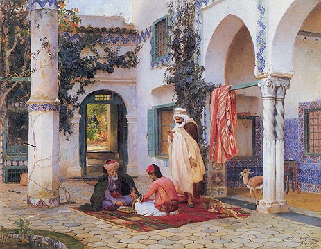 The Courtyard, 1873