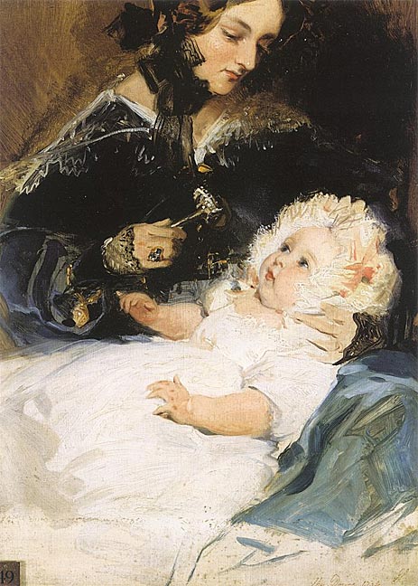 The Duchess of Abercorn and her Daughter, 1834