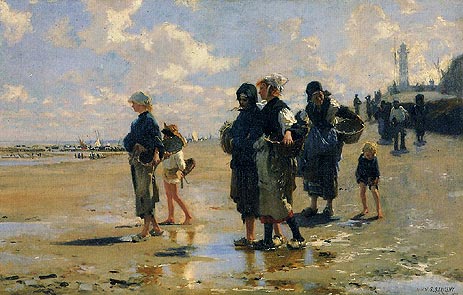 The Oyster Gatherers of Cancale, 1878