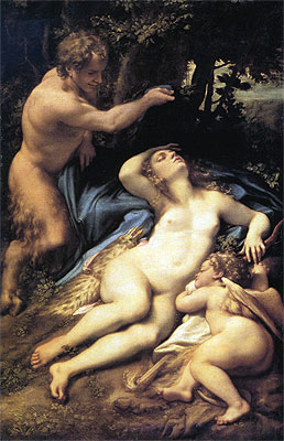 Venus, Satyr and Cupid, c.1524/25