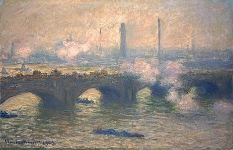 Waterloo Bridge, Gray Day, 1903