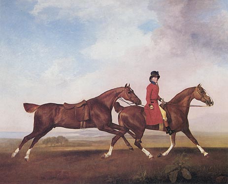 William Anderson with Two Saddled Horses, 1793