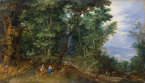 Wooden Landscape (The Rest on the Flight into Egypt), 1607