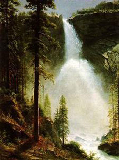 Albert Bierstadt Nevada Falls Oil Painting