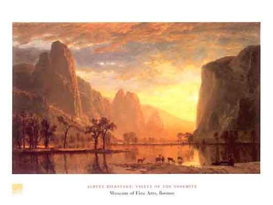 Albert Bierstadt Valley of the Yosemite Oil Painting