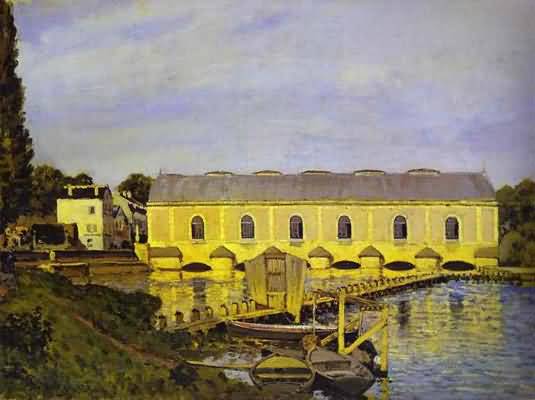 Alfred Sisley The Machine at Marly Oil Painting