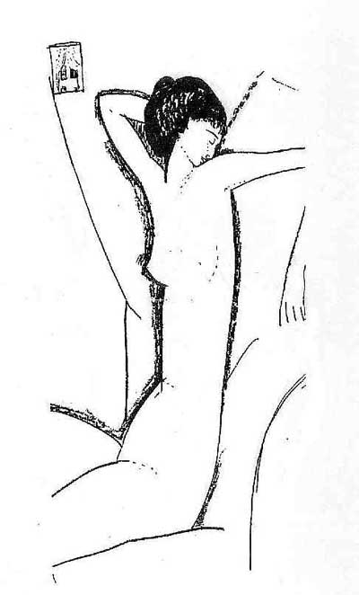 Amedeo Modigliani Nude Anna Akhmatova Oil Painting