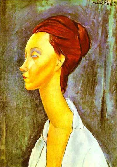 Amedeo Modigliani Portrait of Lunia Czechovska Oil Painting