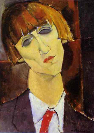 Amedeo Modigliani Portrait of Madame Kisling Oil Painting