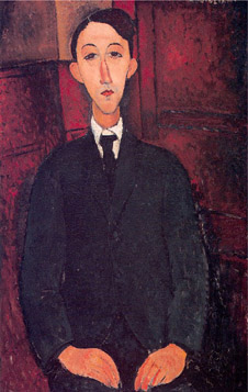 Amedeo Modigliani Portrait of the Painter Manuel Humbert Oil Painting