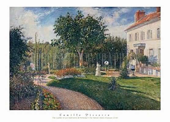 Camille Pissarro Garden of Les Mathurins Oil Painting