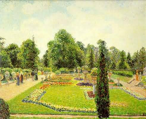 Camille Pissarro Kew the Path to the Main Conservatory Oil Painting