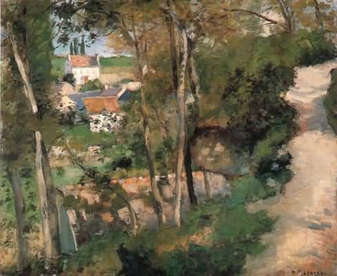 Camille Pissarro The Climbing Path l Hermitage Oil Painting