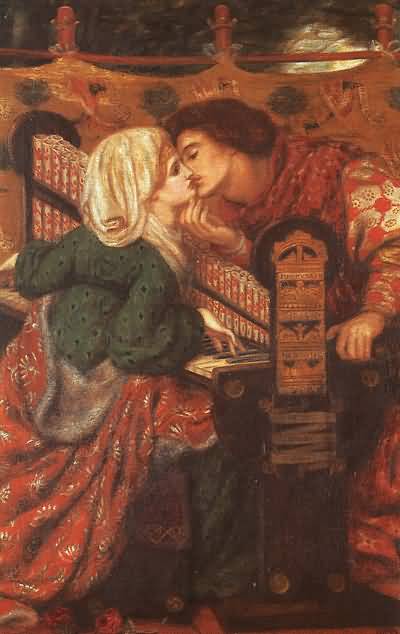 Dante Gabriel Rossetti King Rene s Honeymoon Oil Painting