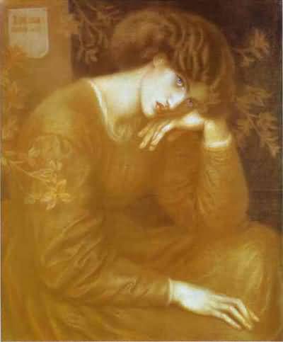 Dante Gabriel Rossetti Reverie Oil Painting