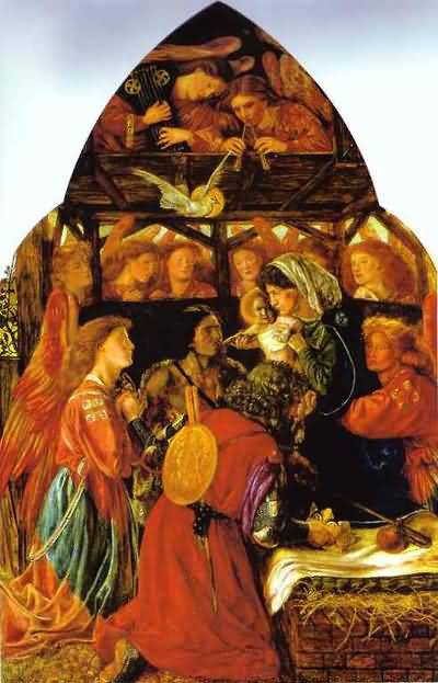 Dante Gabriel Rossetti The Seed of David Oil Painting