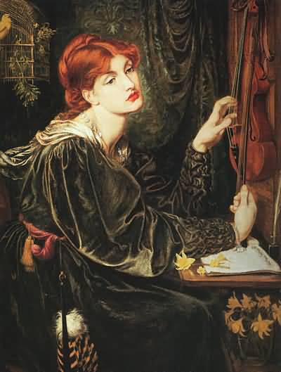 Dante Gabriel Rossetti Veronica Veronese Oil Painting