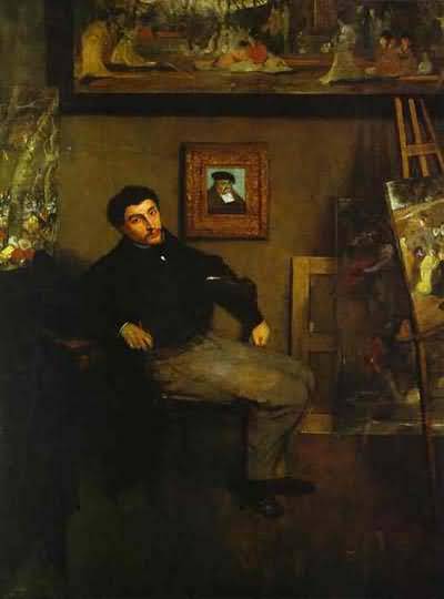 Edgar Degas James Tissot Oil Painting