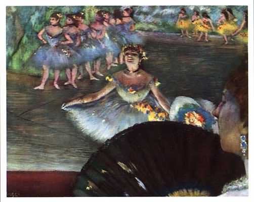 Edgar Degas La Danseuse Au Bouquet Oil Painting