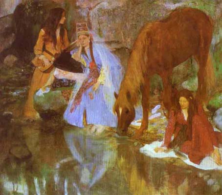 Edgar Degas Mme Eugenie Fiocre in the Ballet La Source Oil Painting