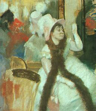 Edgar Degas Portrait after a Costume Ball Oil Painting