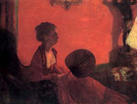 Edgar Degas Portrait Evening Oil Painting