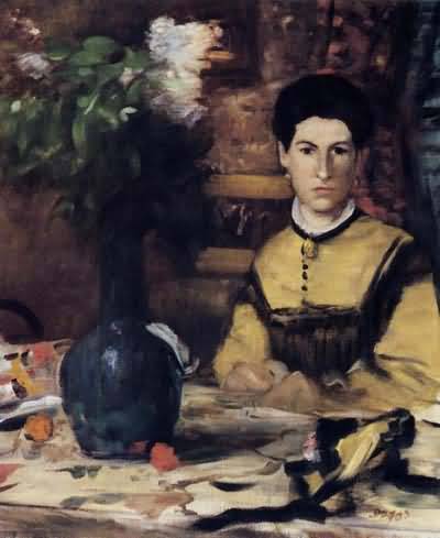 Edgar Degas Portrait of Eugene Manet Oil Painting