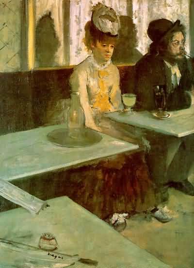 Edgar Degas The Absinthe Drinker Oil Painting