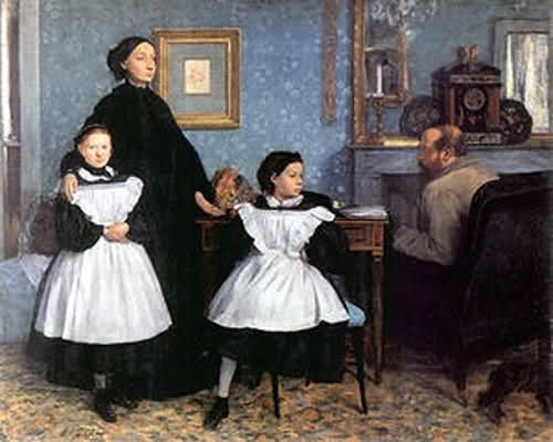 Edgar Degas The Bellelli Family Oil Painting