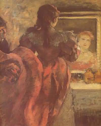 Edgar Degas The Cafe Singer Oil Painting