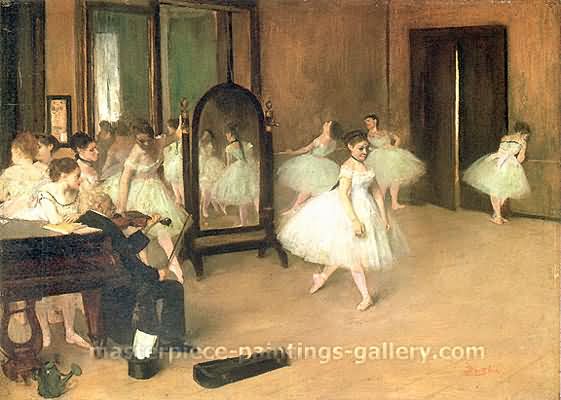 Edgar Degas The Dancing Class Oil Painting