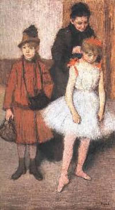 Edgar Degas The Mante Family Oil Painting