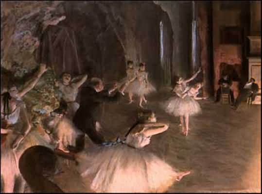 Edgar Degas The Rehearsal Oil Painting