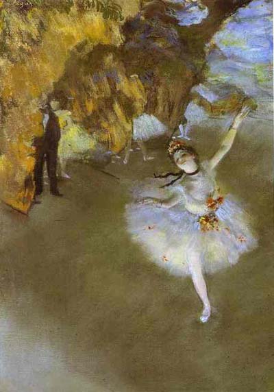 Edgar Degas The Star Oil Painting