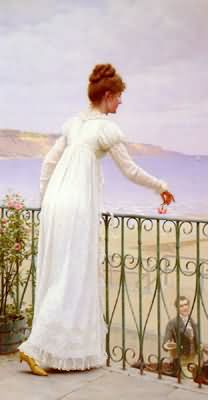 Edmund Blair Leighton A Favour Oil Painting