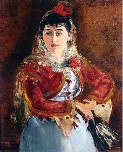 Edouard Manet Emilie Ambre in the role of Carmen Oil Painting
