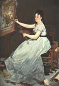 Edouard Manet Eva Gonzales Oil Painting