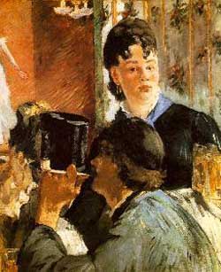 Edouard Manet Le Serveuse De Bocks The Waitress Oil Painting