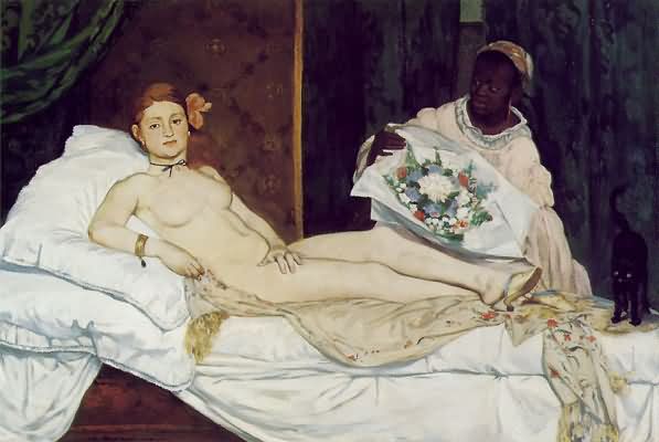 Edouard Manet Olympia Oil Painting