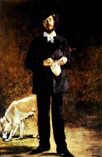 Edouard Manet Portrait of Gilbert Marcellin Desboutin Oil Painting