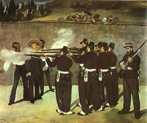 Edouard Manet The Execution of the Emperor Maximilian of Mexico Oil Painting