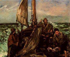 Edouard Manet The Toilers of the Sea Les Travailleurs de la Mer Oil Painting