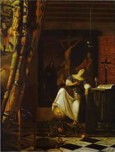 Jan Vermeer The Allegory of Faith Oil Painting