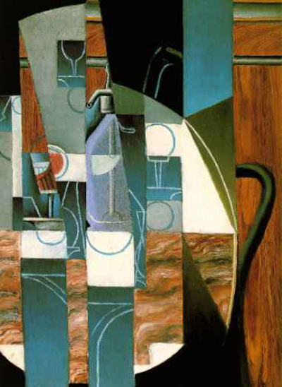 Juan Gris The Siphon Oil Painting