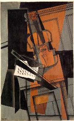 Juan Gris The Violin Oil Painting
